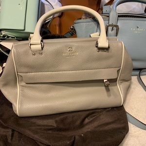 Gently used, grey and cream Kate Spade crossbody.